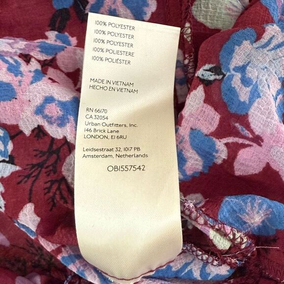 Free People Maybel Floral Blouse NWT - Women’s US L - Picture 12 of 12